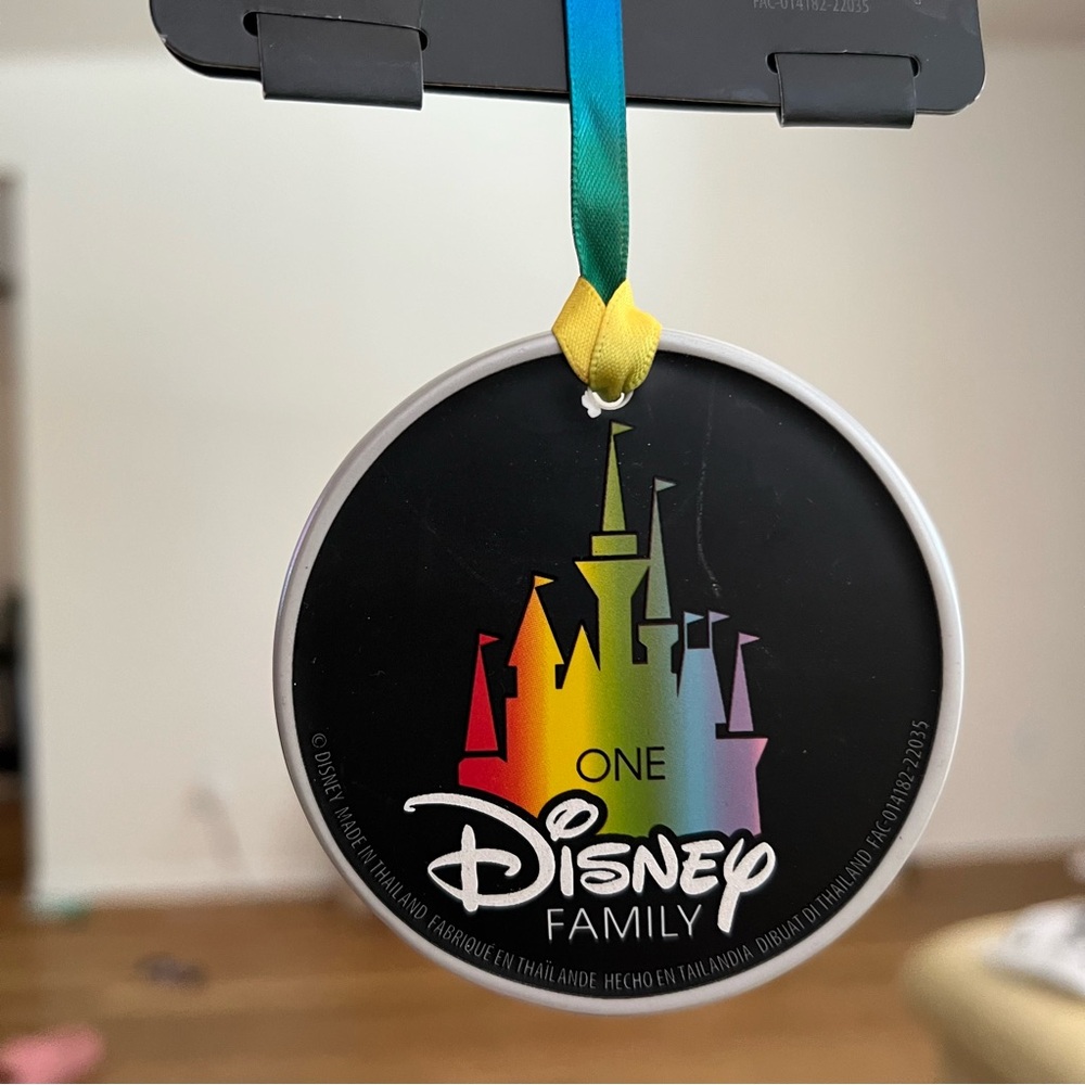 Disney Pride Collection Ornament with‎ Rainbow Accents